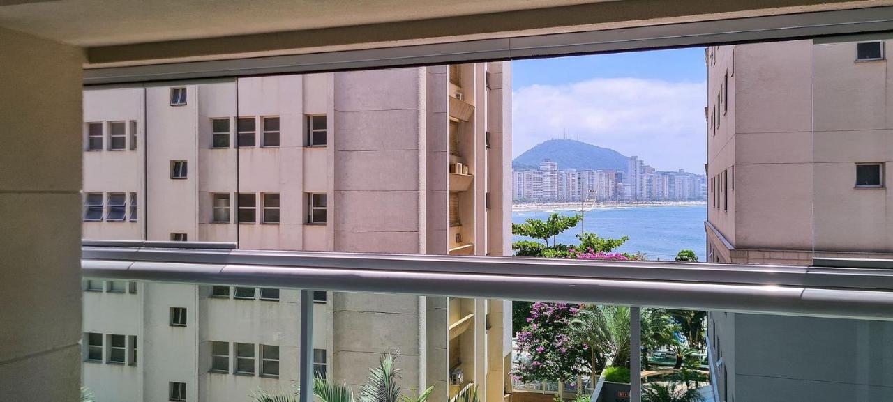 Apto Com Garagem E Lavanderia Em Frente A Praia Guarujá Buitenkant foto